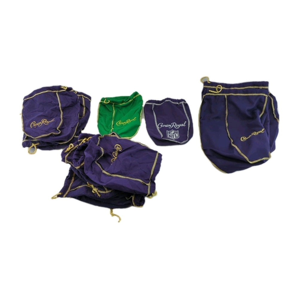 Various Crown Royal Bags 27 Total